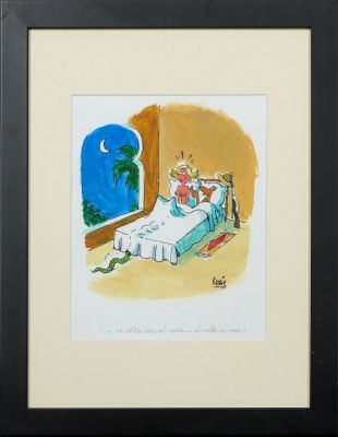 Lot 22 - HERVE (André HARVEC dit) (1918-2010) La petite bête qui monte… qui… | misc / divers