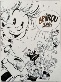 Krings, Jean-Marc - 1 Original drawing - Journal de Spirou - 2005 | Catawiki