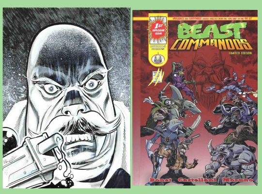 Roger Bonet | Original drawing+ Cómic: Beast Commandos – Roger | Origin Of Comics