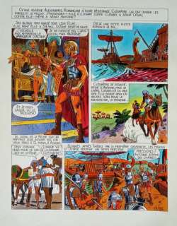 Groux, Yves - 1 Original colour page - La Demoiselle du Nil | Catawiki