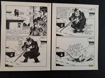 Magnus & Bunker - 2 Original page - Alan Ford - "Circus" - 1971 | Catawiki