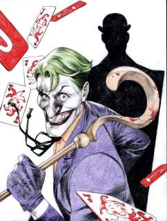 Davi Go | The Joker Presents: a Puzzlebox #5 Cover (The Joker with Joker Cards & the Riddler!) 2021 | Romitaman