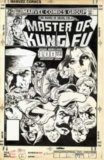 Mike Zeck - Master of Kung Fu Issue 100 Page Cover