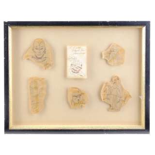 Various Productions - J.W. Rinzler Collection: Framed Hand-Drawn Jack Kirby, Alan Weis, Don Rico, Joe Kubert, Sergio Argones, and John Romita, Sr. Sketches | Propstore