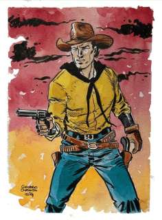 Caracuzzo, Giancarlo - 1 Original colour drawing - Tex - 2024 | Catawiki