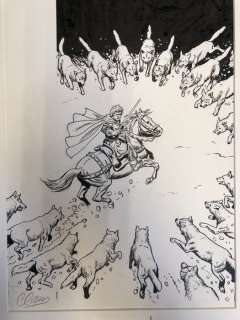 Claus, Scholz - 1 Original drawing - De Rode Ridder - De witte waan - 2012 | Catawiki