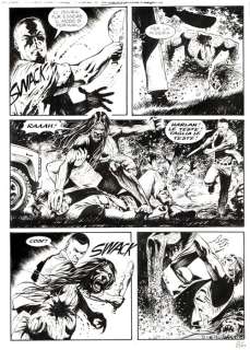Dotti, Maurizio - 5 Original page - Dampyr #117 - "La selva della paura" - 2009 | Catawiki