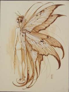 Ledroit, Olivier | large original drawing  - Elves | Catawiki