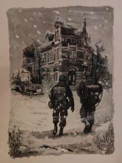 Eho, Jérôme - 1 Original drawing - Espion du Jour J - Bastogne 1944 - 2024 | Catawiki