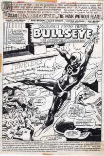 Bob Brown Klaus Janson - Daredevil 131 Splash