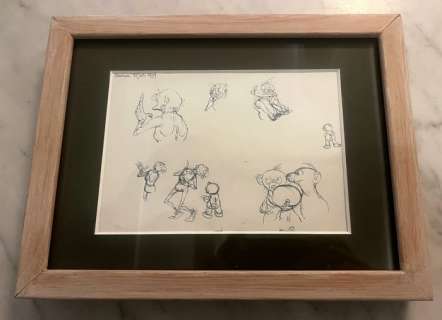 Dulieu, Jean - 1 Original preliminary drawing - Paulus de Boskabouter - Eucalypta, Paulus en Gregorius - 1979 | Catawiki