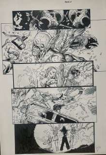 Ardian Syaf (Blue Lines) + Vicente Cifuentes (Inker) - 1 Original page - Brightest Day - Brightest Day #3, page 18 | Catawiki