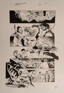 Sergio Davila (Blue Lines) + Vicente Cifuentes (Inker) - 1 Original page - The Terrifics #27 page 9 | Catawiki