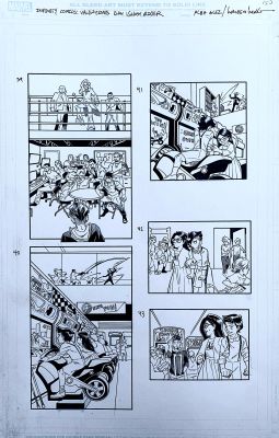 Alba Glez, Walden Wong | Infinity Comics Valentines Day Ghost Rider panels 39-43 | Walden Wong