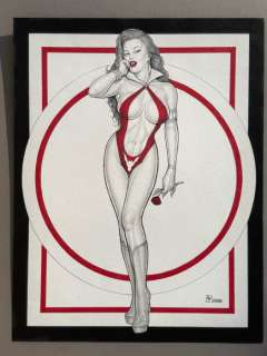 Pawel "Paul" Jaworski - 1 Original drawing - Vampirella - Erotisches Kunstwerk - 2008 | Catawiki