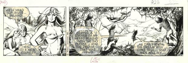 Enric Badia Romero | Axa: The Eager / Original daily strip #1078 – Romero | Origin Of Comics