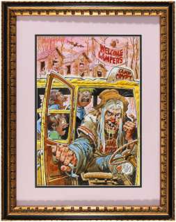 JACK DAVIS "A TALE FROM CAMP CRYPT" ORIGINAL BOOK COVER ART FEATURING THE CRYPT-KEEPER. | Hake’s