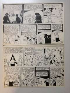 De Moor, Bob - 1 Original page - De Nieuwe avonturen van Tijl Uilenspiegel 4 - De Zwarte ossewagen - 1951 | Catawiki