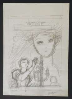 Vicomte, Laurent - 1 Original preliminary drawing - Sasmira - L’Appel - Couverture - 1997 | Catawiki