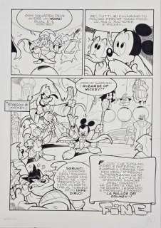 Lorenzo Pastrovicchio - 1 Original page - Topolino - Topolino Wizard of Mickey | Catawiki