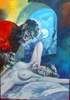 Molino, Roberto - 1 Original cover - Pornostar (Prima Serie) - n. 18 "Luna di Sangue" - 1986 | Catawiki