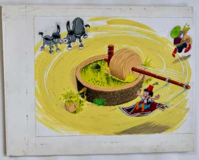 Kiko - 1 Original colour drawing - Foufi et Kikif le petit bourricot - 1967 | Catawiki