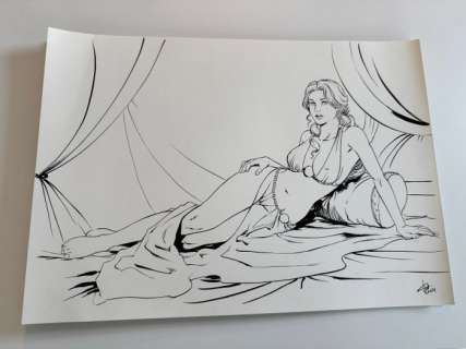 Cosimo Ferri - 1 Original drawing - ulysse - Elena | Catawiki