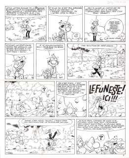 Greg | Achille Talon, planche n°3 Ã  l’encre de Chine… | Millon