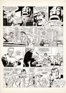 Mitton, Jean-Yves - 1 Original page - De Silence et de Sang T6 - Omerta - 1992 | Catawiki