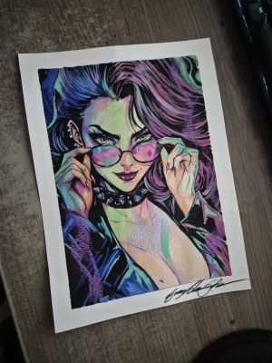 Guilherme Silva - Harley Quinn - Pinup art by Guilherme Silva - 8,2" x 11,2"