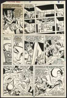 Ditko, Steve - MACHINE MAN #15 Interior Page | ComicConnect