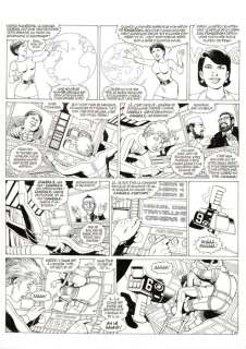 Mitton, Jean-Yves - 1 Original page - Demain ... Mars - Fecondation - 2013 | Catawiki