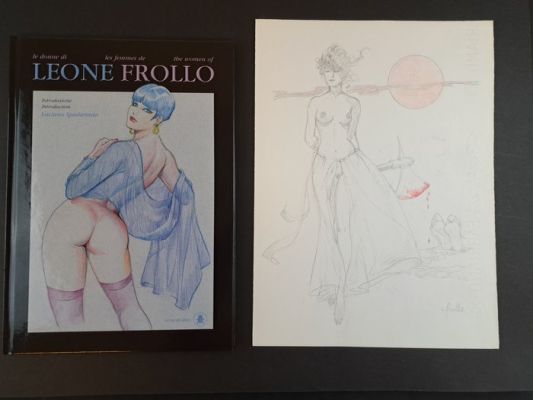 Frollo, Leone - 1 Original drawing - Dolcezza e Sangue - Les Femmes de Leone Frollo | Catawiki
