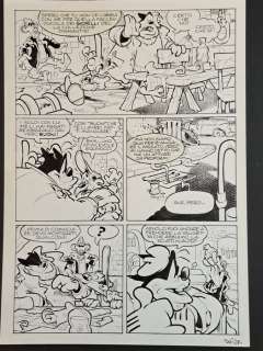 Celoni, Fabio - 1 Original page - Agente Gambadilegno, il Caso e’ Tuo! - 1998 | Catawiki