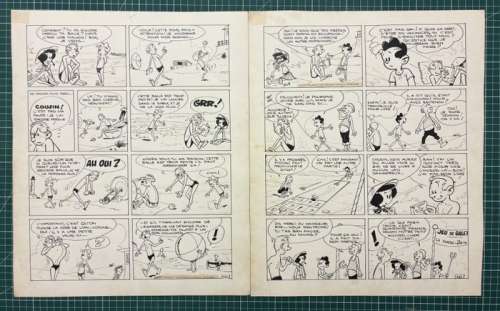 Greg - 2 Original page - Fleurette - 1960 | Catawiki