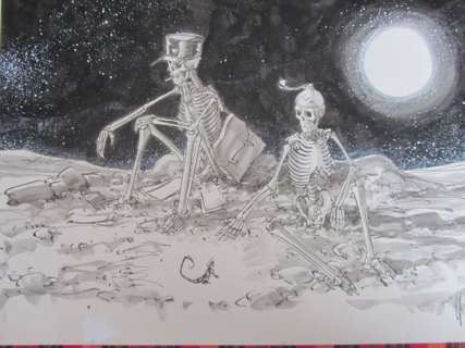 Liberge, Eric - 1 Original drawing - Mardi Gras Descendres - 2015 | Catawiki