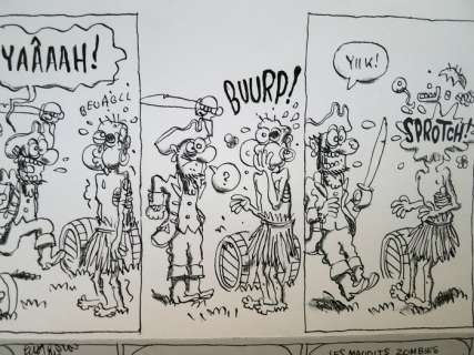 Cromheecke, Luc | Original page (p.19)  - L’ÃŽle Carrément Perdue 2  - (2014) | Catawiki