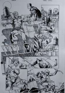 Diogenes Neves (Blue Lines) + Vicente Cifuentes (Inker) - 1 Original page - Green Arrow - Green Arrow #4, Page 19 | Catawiki