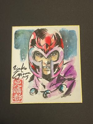 Cojima, Miyako - Original colour drawing - X-Men - Shikishi "Magneto" - 2025 | Catawiki