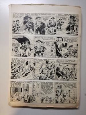 Le Ralliq, Etienne - 47 Original page - Les Mousquetaires du Roi - 47 originele pagina’s ! | Catawiki