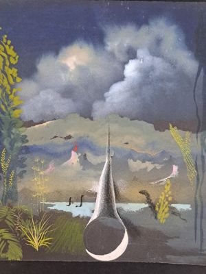 Thole, Karel - 1 Original preliminary drawing - Preliminare di Copertina per Romanzo di Fantascienza | Catawiki