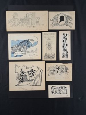 Thole, Karel - 8 Original drawing - Bach; Salzburger FestSpiele | Catawiki