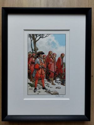 Pellerin, Patrice - 1 Original colour drawing - L’Épervier - Archives secrètes - 2006 | Catawiki