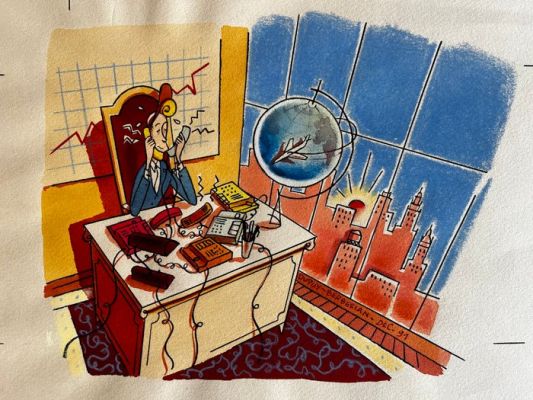 Dupuy / Berberian - 1 Original colour drawing - krantenartikel - 1991 | Catawiki