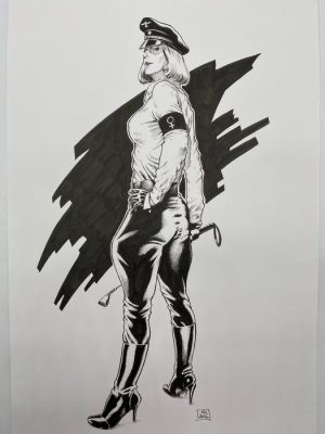 Duvet, Xavier - 1 Original drawing - Dominatrice - 2016 | Catawiki