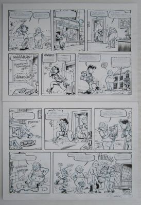 Bosschaert, Jan - 1 Original page - De Geverniste vernepelingskes - Condoleezza RIce - Plaat 2 | Catawiki