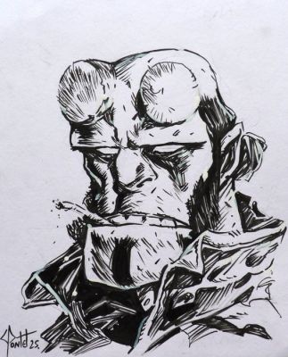 Pontet, Cyril - 1 Original drawing - BPRD - Hellboy - 2025 | Catawiki