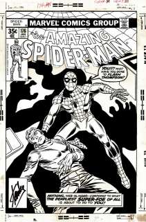 Ross Andru Frank Giacoia - Amazing Spider-Man #176 Cover (Classic Green Goblin Storyline & Key Cover!) 1977