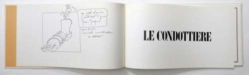 Barbe André Dessin... | BARBE André Dessin original dans l’ouvrage Le condottiere... | Vermot et Associés