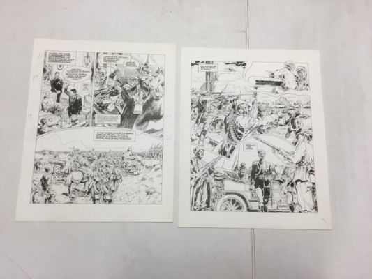 Parras, Antonio - 2 Original page - Les grands Capitaines - Lénine en octobre - 1982 | Catawiki